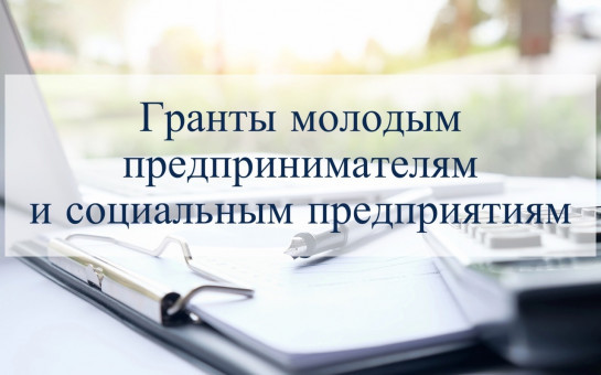 Объявлен прием заявок на предоставление грантов в форме субсидий социальным предприятиям и (или) молодым предпринимателям на финансовое обеспечение затрат